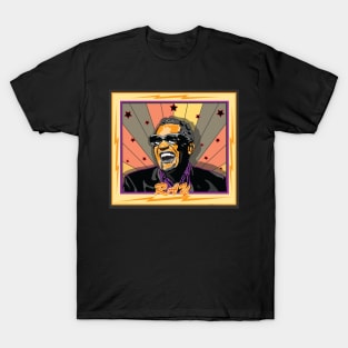 RAY CHARLES AMERICAN SINGER SONGWRITER PIANIST T-Shirt